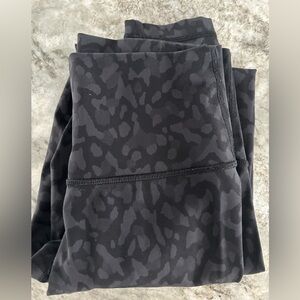 lululemon Wunder under leopard Leggings
